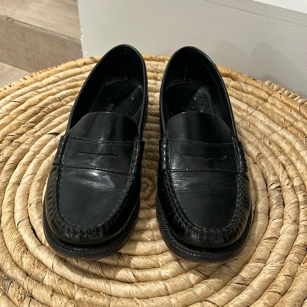 Brooks Brothers - black patent leather loafer